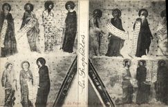 Paladar de Avignon de la POSTAL de la VENDIMIA de los papas