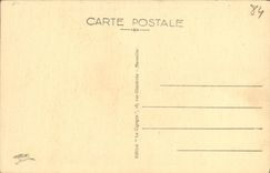 POSTAL Avignon de la VENDIMIA el paladar trapezoidal de los papas y de la ventana de L indulgencia