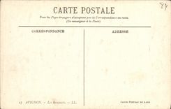 Paredes de Avignon de la POSTAL de la VENDIMIA