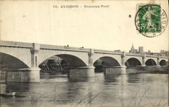 Puente de Avignon de la POSTAL de la VENDIMIA nuevo
