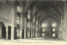 Paladar de Avignon de la POSTAL de la VENDIMIA de los papas High Vault del consistorio