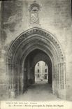 Entrada principal de Avignon de la POSTAL de la VENDIMIA del paladar de los papas