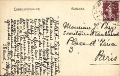 POSTAL Avignon L detalle de la VENDIMIA del Saint Pierre de la iglesia del portico