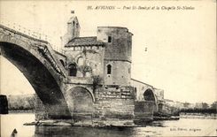 St Benezet de AvignonPont de la POSTAL de la VENDIMIA y La Chapelle St Nicolas