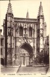 POSTAL Avignon L Saint Pierre de la VENDIMIA de la iglesia