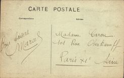 POSTAL Avignon de la VENDIMIA las paredes de Exterleurs