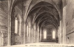 Camara acorazada de Avignon de la POSTAL de la VENDIMIA de VI clemente construida con 14ta