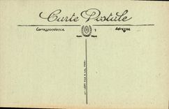 Paladar de Avignon de la POSTAL de la VENDIMIA de los papas Fresco de la torre de la pesca del garderobe en una charca de pescados