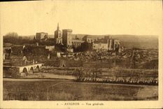 Opinion de Avignon de la POSTAL de la VENDIMIA