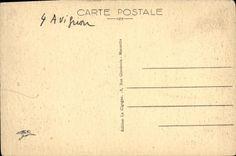 POSTAL Avignon de la VENDIMIA el puente santo Benezet