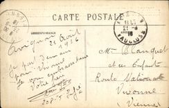 POSTAL Avignon de la VENDIMIA el puente santo Benezet