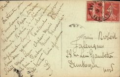 POSTAL Avignon de la VENDIMIA el puente santo Benezet