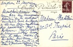 POSTAL Avignon de la VENDIMIA el paladar de los papas