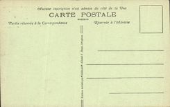 Hotel viejo de Avignon de la POSTAL de la VENDIMIA de monedas