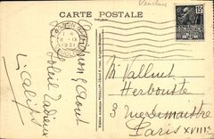 Catedral NR D de Avignon de la POSTAL de la VENDIMIA de la tumba de Doms del papa