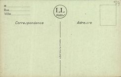 POSTAL Avignon de la VENDIMIA vista de Barthelasse