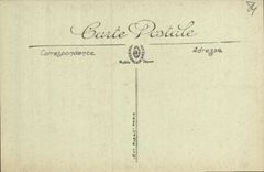 Paladar de Avignon de la POSTAL de la VENDIMIA de los papas Fresco de la torre de la reunion de Garderobe de frutas