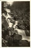 VINTAGE POSTCARD Cascade of the white lake