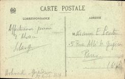 VINTAGE POSTCARD the High Vosges Vologne with the proximity of the bridge of the fairies