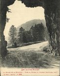 VINTAGE POSTCARD the High Vosges the Road Of Schlucht In the rock of the devil