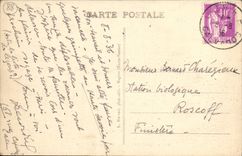 VINTAGE POSTCARD Signal Of the Collar Of the Catch