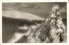 VINTAGE POSTCARD Collar of Schlucht in winter