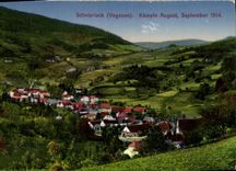 VINTAGE POSTCARD Schnerlach Kampfe August September 1914