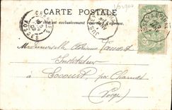 VINTAGE POSTCARD Monthureux On Savne Ruins Of L Old Castle