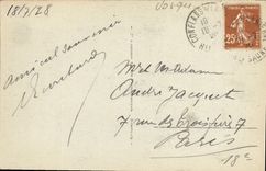 VINTAGE POSTCARD the High Vosges the Lake Seen De Soultzeren