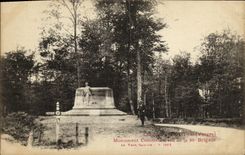 VINTAGE POSTCARD Collar of Chipotte Memorial of the 86eme Militaria brigade