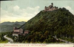VINTAGE POSTCARD Hohkonigsburg Die Perished of Elsass