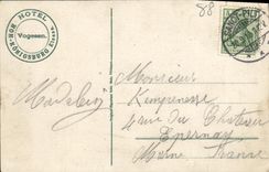 VINTAGE POSTCARD Hohkonigsburg Die Perished of Elsass