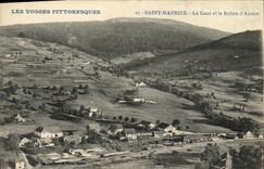 VINTAGE POSTCARD the Picturesque Vosges Maurice Saint Gauze And the Balloon D Alsace