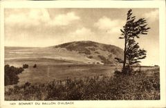 VINTAGE POSTCARD Balloon D Alsace Of the Summit