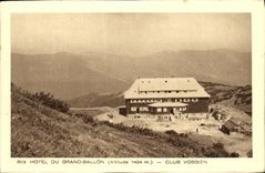VINTAGE POSTCARD Hotel Of the Large Balloon D Alsace Vosgean Club