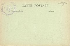 VINTAGE POSTCARD Balloon D Alsace the Summit Altitude 1256m