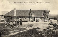 VINTAGE POSTCARD Ballon D Alsace On the Road Of Maurice Saint to the Balloon Closes of Juventerie
