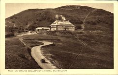 VINTAGE POSTCARD the Large Balloon And L Hotel Of the Balloon
