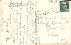 VINTAGE POSTCARD Balloon L Alsace the valley of the tasty sight of the large hotel