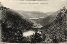 VINTAGE POSTCARD Valley of the Lakes De Retournemer and Longemer