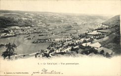 VINTAGE POSTCARD the Valley D Ajol Panoramic View