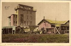 VINTAGE POSTCARD the top of Hohneck And L Hotel Restoring Bernez