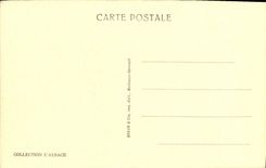 VINTAGE POSTCARD Valley Of Wormsa Spitzkoepfe And Hohneck