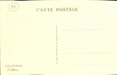 VINTAGE POSTCARD On the High Vosges in winter Sunset seen of Hochstein towards the head of the poles collar of Bussang and Drumont