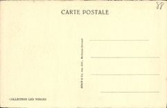 VINTAGE POSTCARD Collar of Bussang the Great Turning Of the Road D urbes