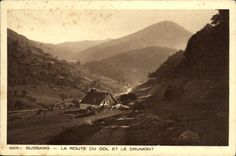 VINTAGE POSTCARD Bussang the Road Of the Collar And Drumont