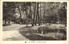 VINTAGE POSTCARD Vittel a Corner of the Park