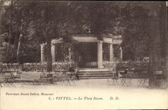 VINTAGE POSTCARD Vittel Thea Room