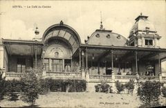 VINTAGE POSTCARD Vittel Coffee Of the Casino