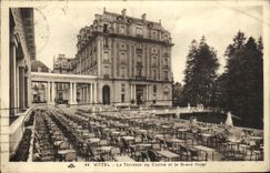 VINTAGE POSTCARD Vittel the Terrace Of the Casino and the Large Hotel